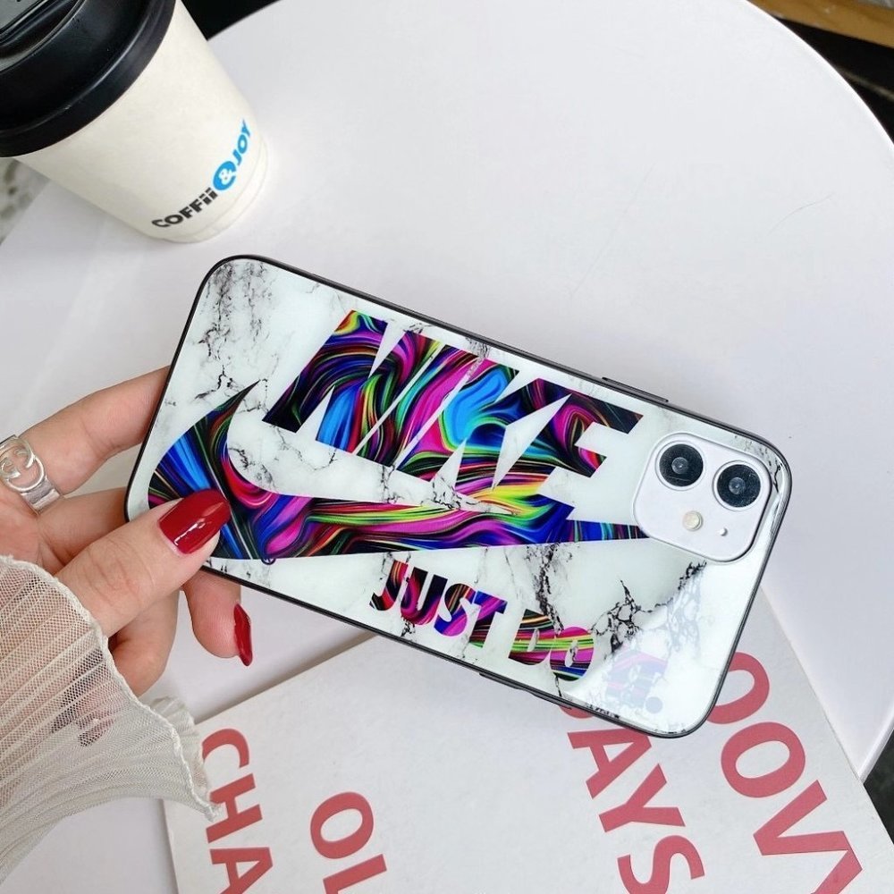 Sporty Fashion Rainbow Graphics TPU iPhone Case